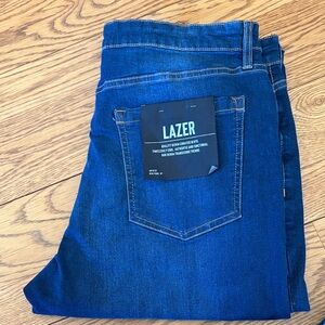 Lazer Men's Slim Fit Denim Jeans - Deep Blue